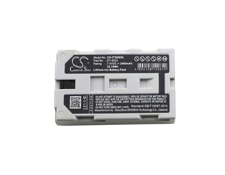 Batteri til strekkodeskanner for Casio IT3000, IT2000, IT-2000D30E osv.
