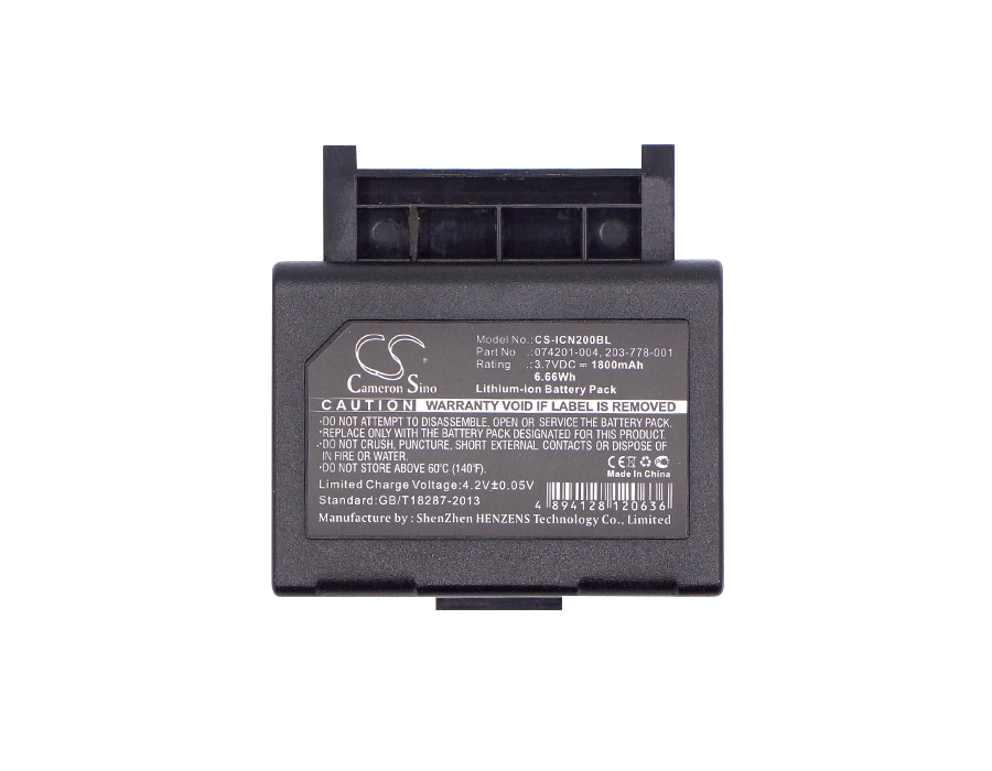 Batteri til strekkodeskanner for Intermec CN2