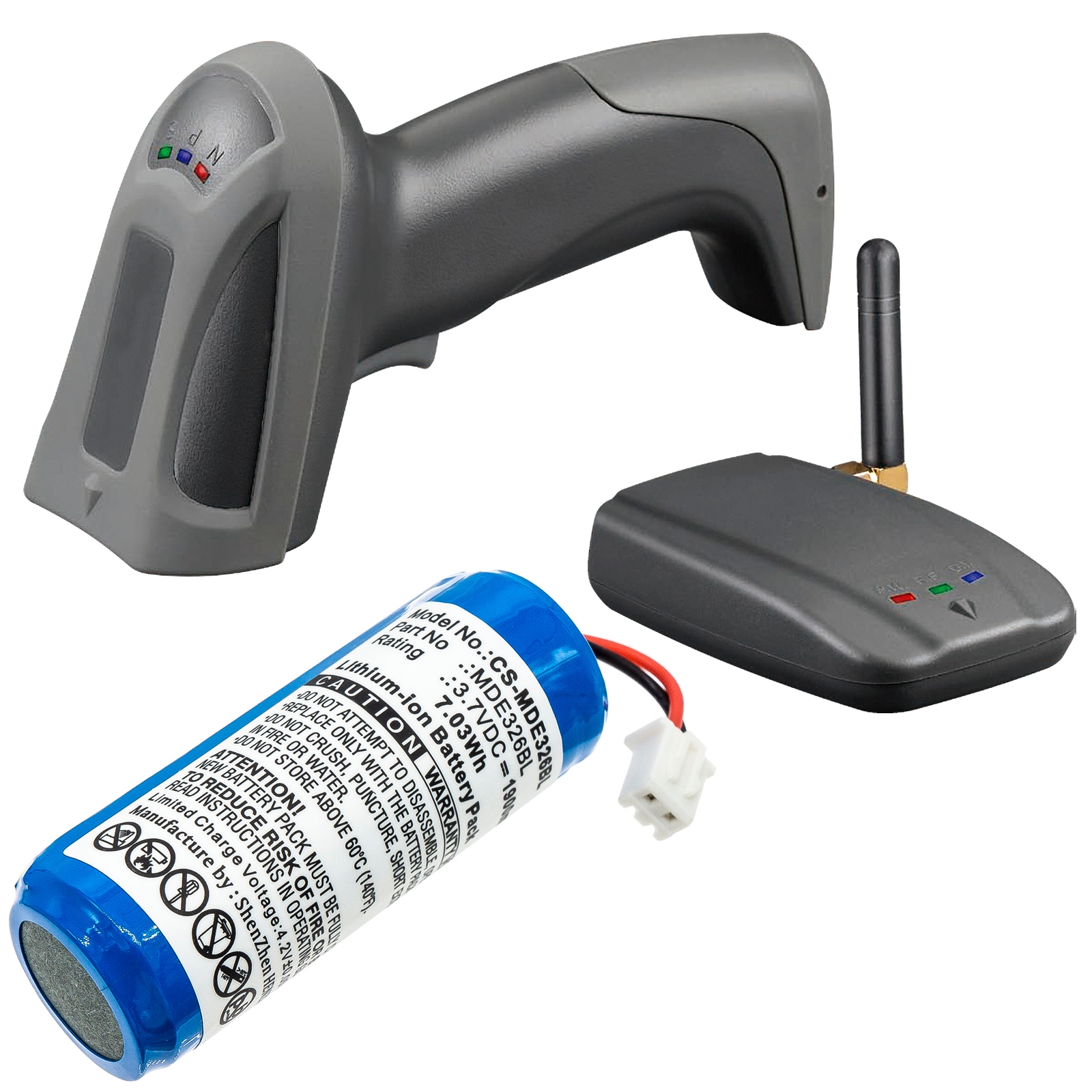 Batteri til strekkodeskanner for Mindeo CS3260, 3260, CS3290 osv.