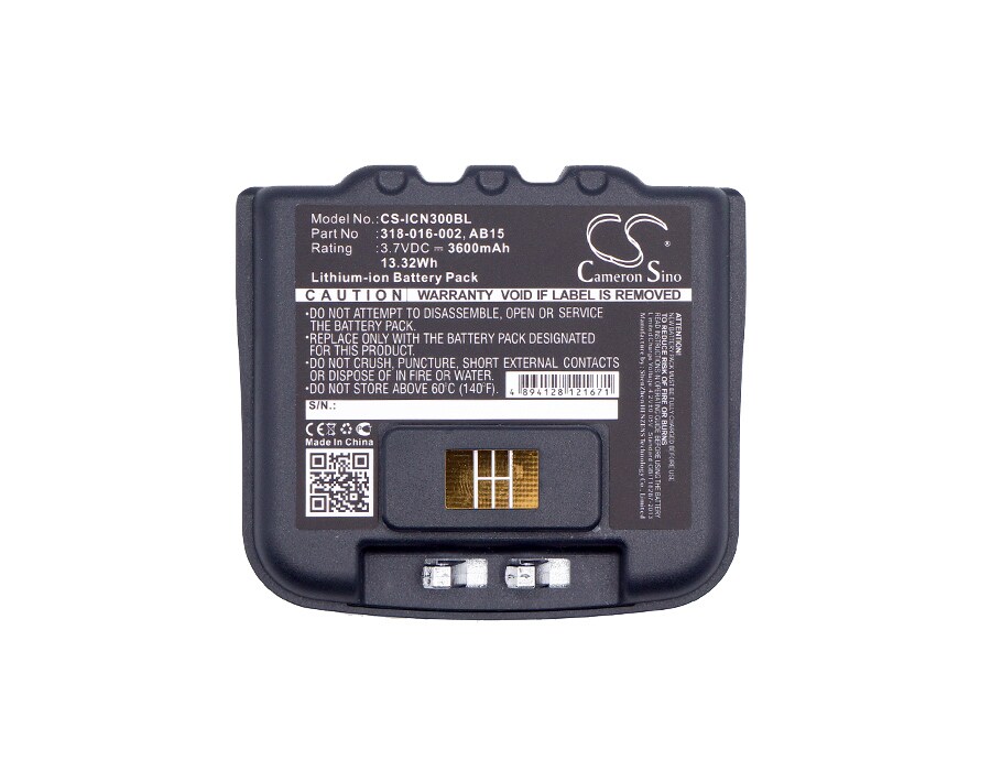 Batteri til strekkodeskanner for Intermec CN3, CN3E, CN4 osv.