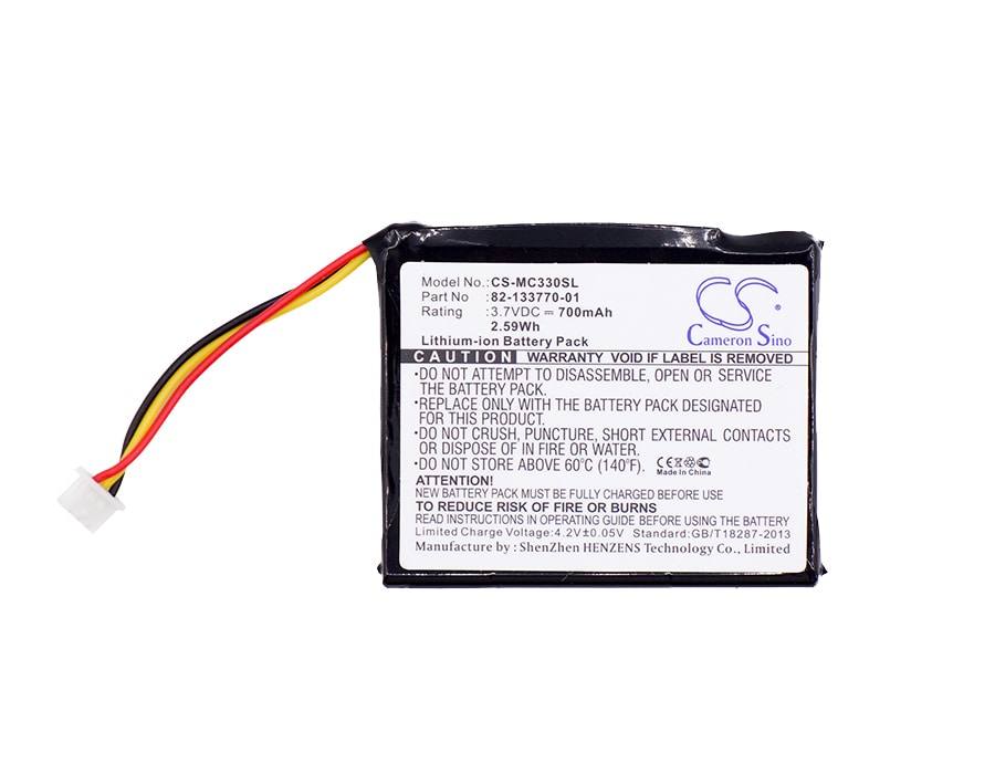 Batteri til strekkodeskanner for ZEBRA CS3300, CS3070