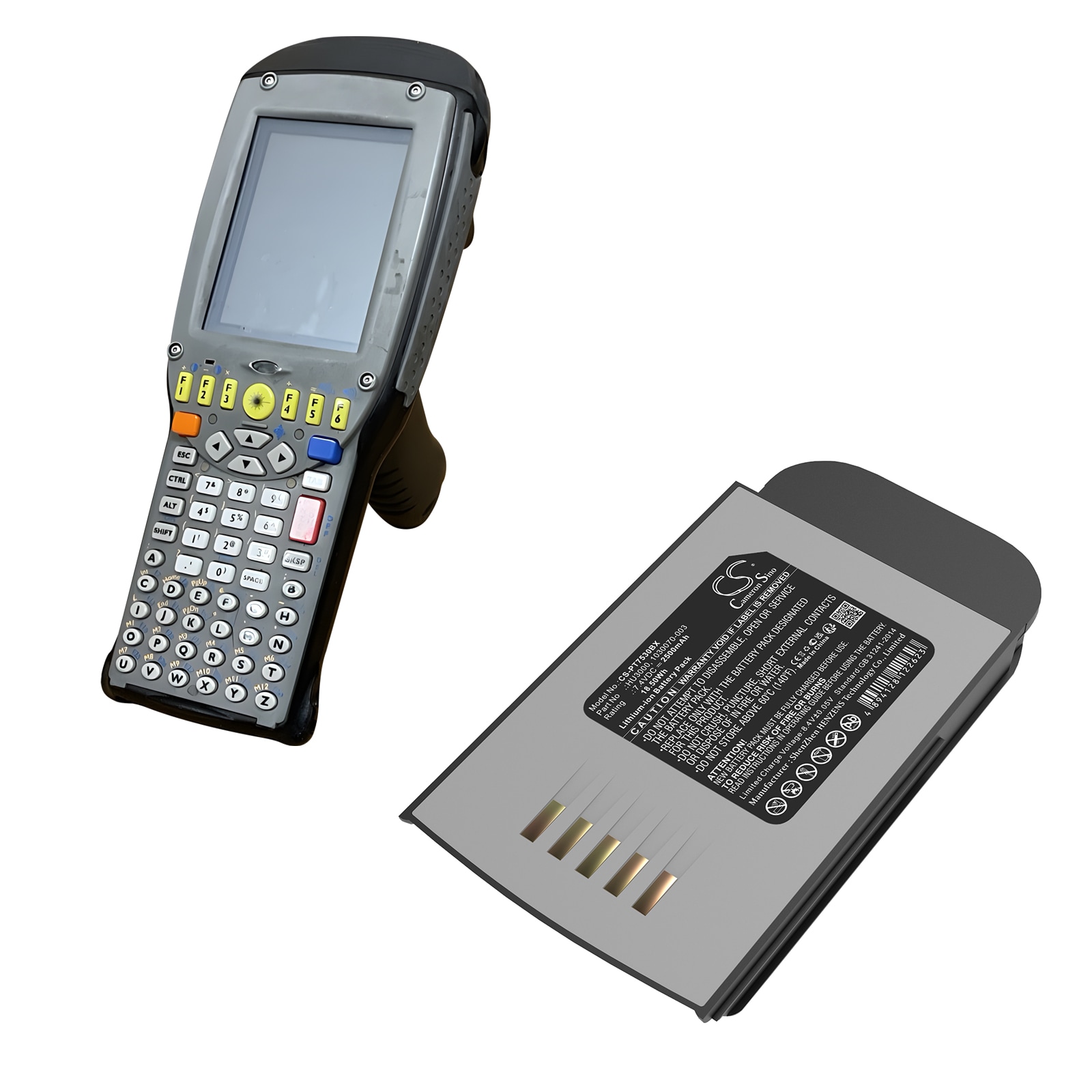 Batteri til strekkodeskanner for Psion Teklogix 7535, Teklogix 7535LX