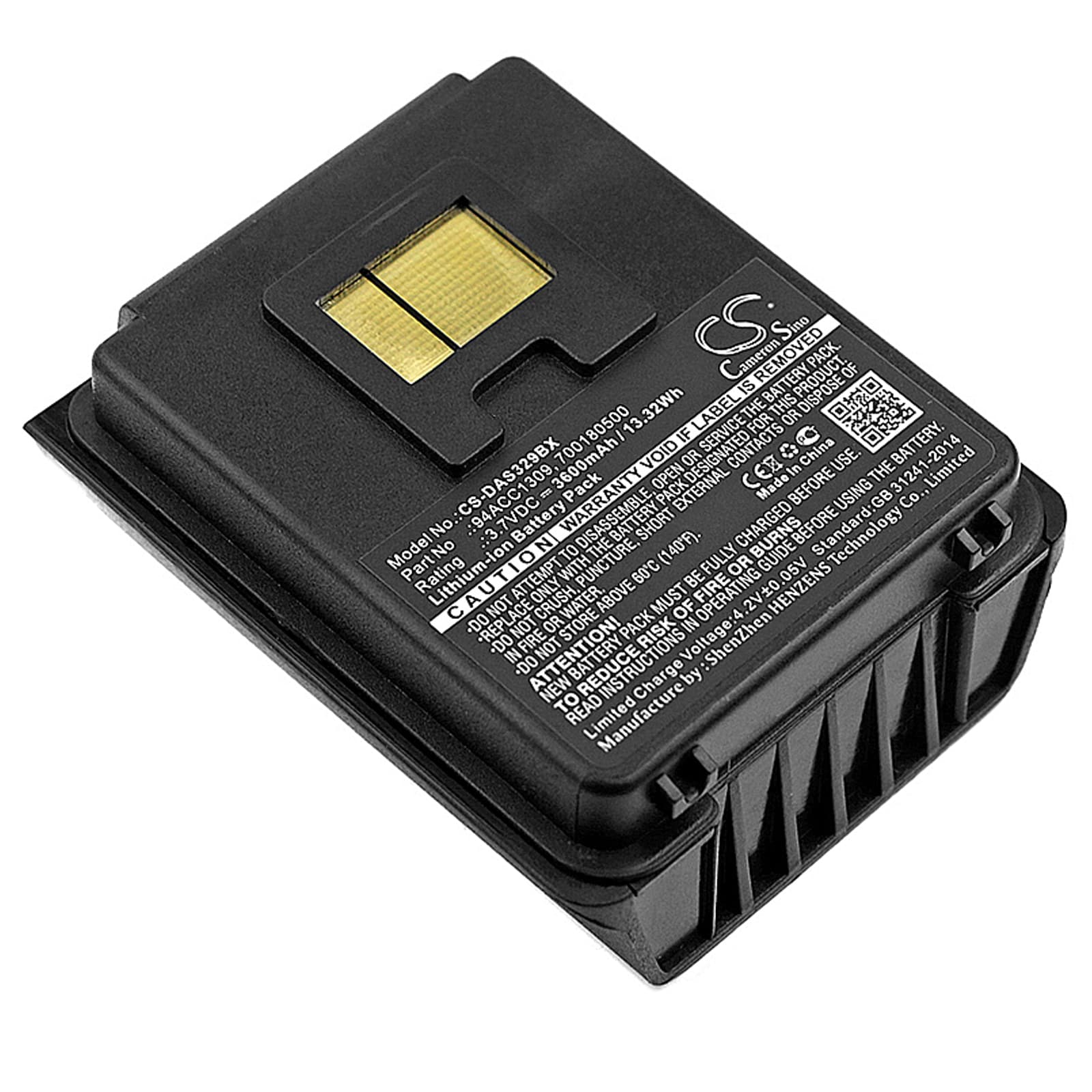Batteri til strekkodeskanner for Datalogic Skorpio, Skorpio Gun, Skorpio Gun EQ og andre.