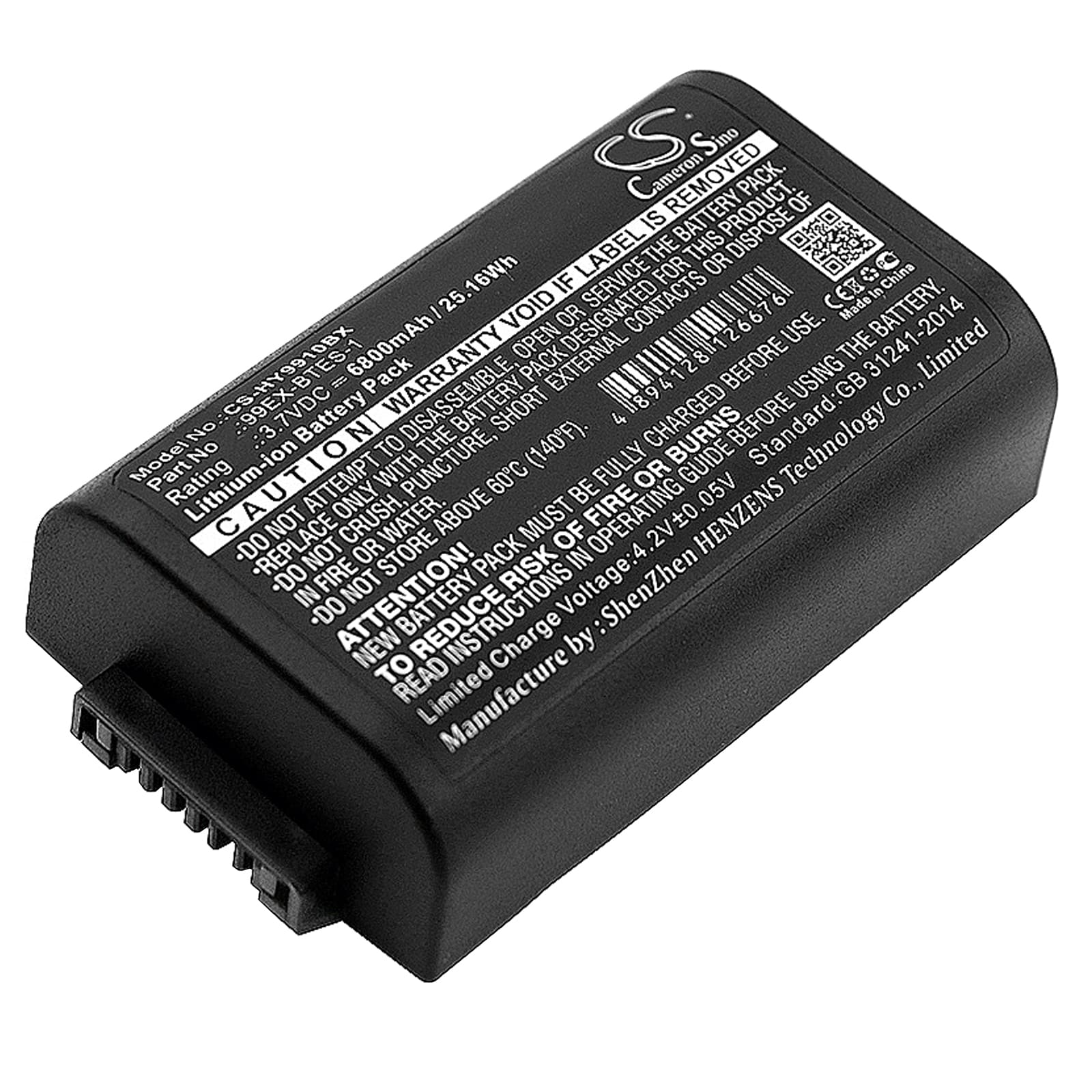 Batteri til strekkodeskanner for Honeywell Dolphin 99EX-BTEC, Dolphin 99EX, 99EXhc osv.