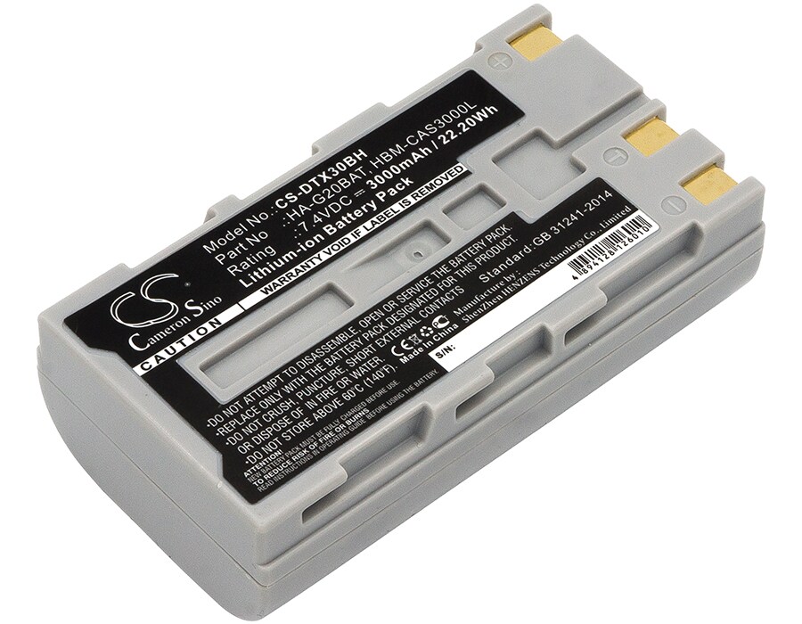 Batteri til strekkodeskanner for Hioki LR8511, LR8510