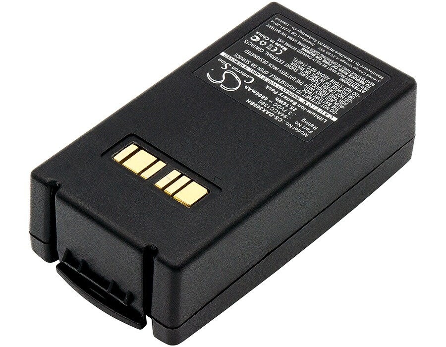 Batteri til strekkodeskanner for Datalogic Falcon X3, Falcon X4, Falcon X3+ og andre.