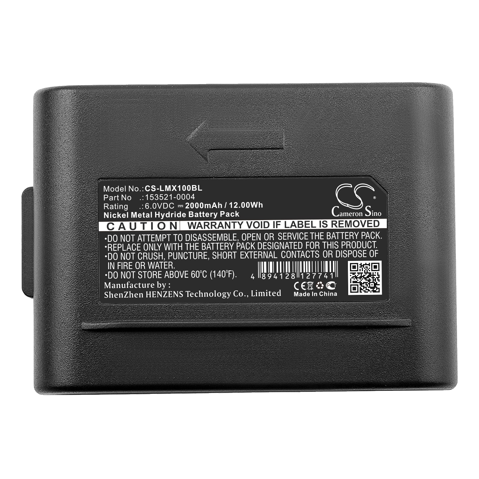 Batteri for LXE MX1 strekkodeskanner