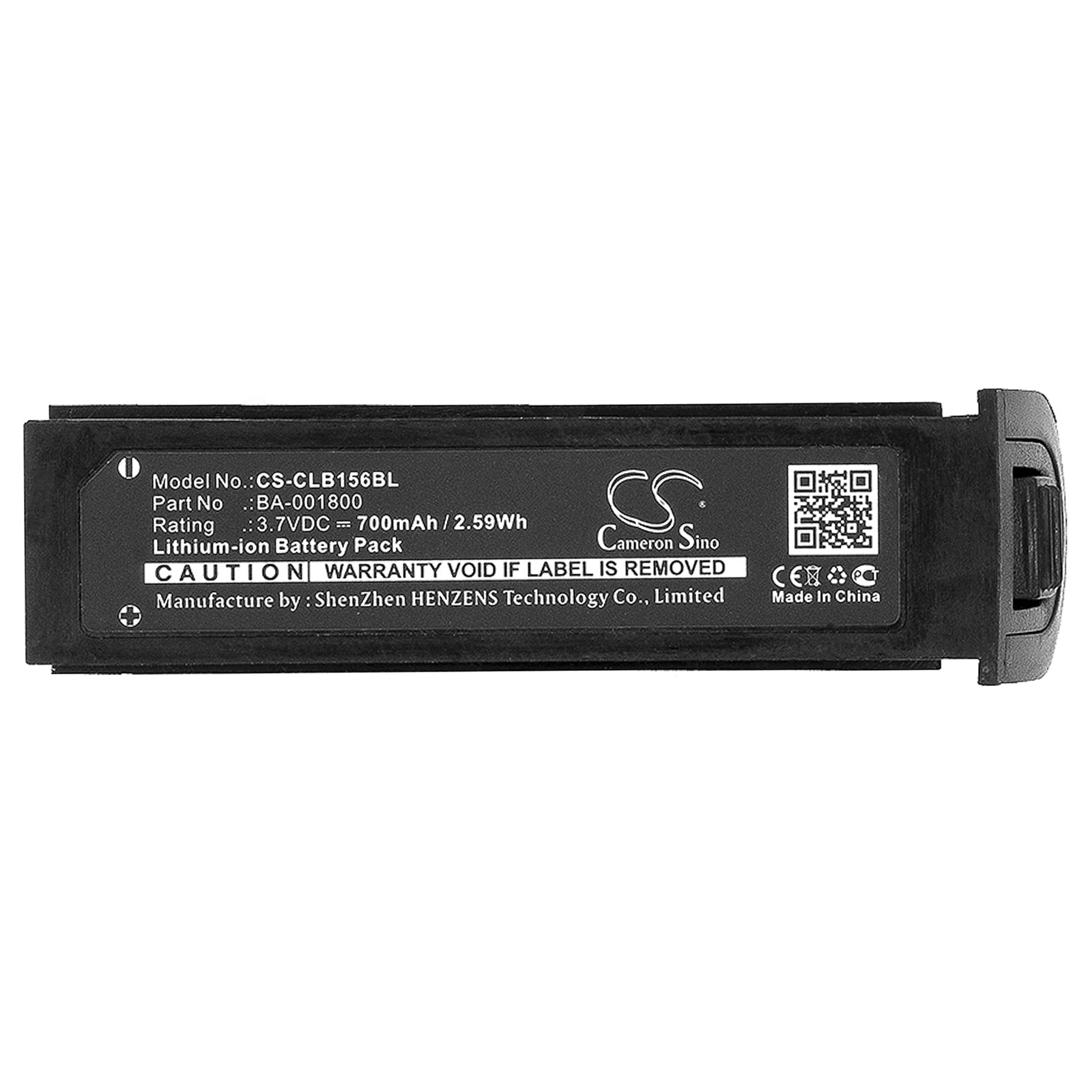 Batteri til strekkodeskanner for CipherLAB 1560, 1562, 1564