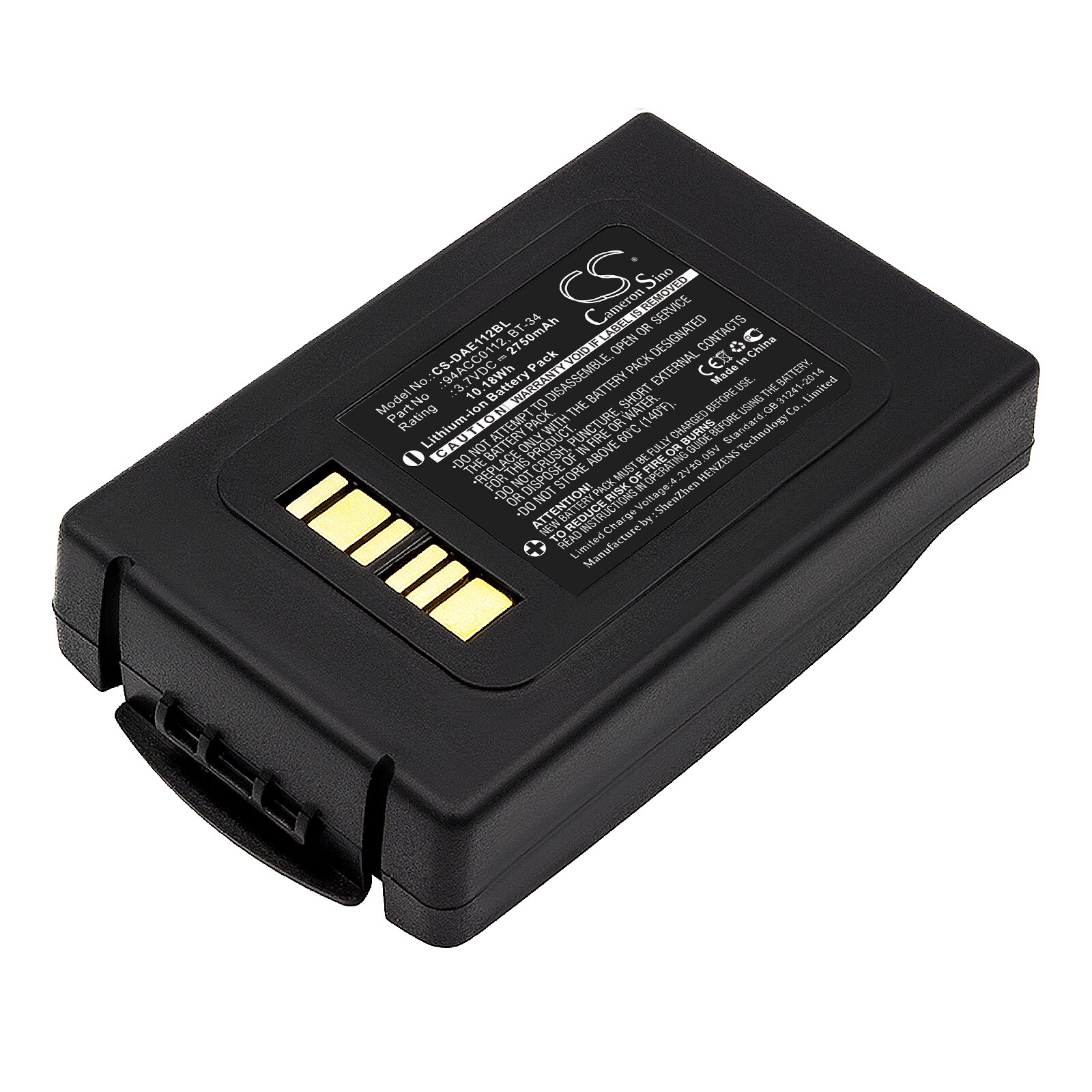 Batteri til strekkodeskanner for Datalogic ELF