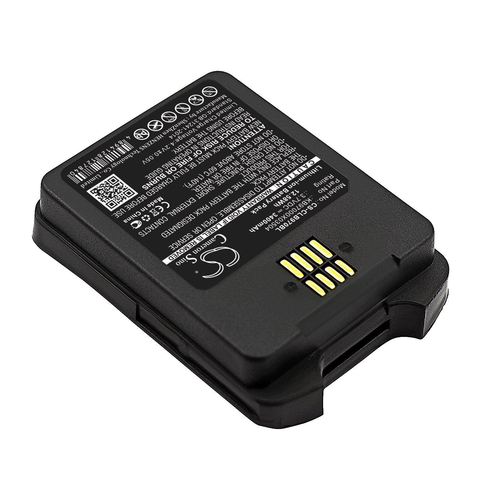 Batteri til strekkodeskanner for CipherLAB 9700