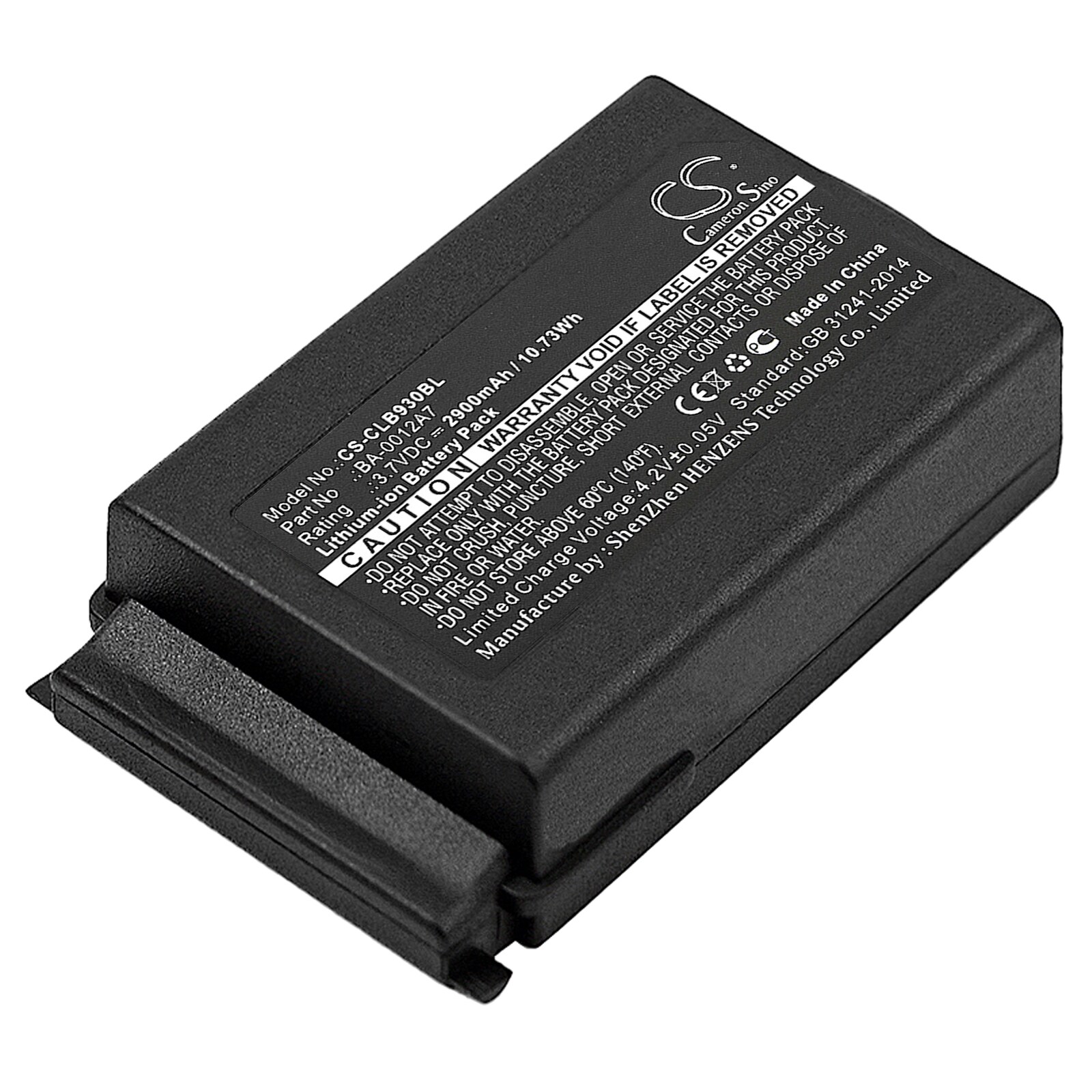 Batteri til strekkodeskanner for CipherLAB 9300, 9400, 9600 osv.