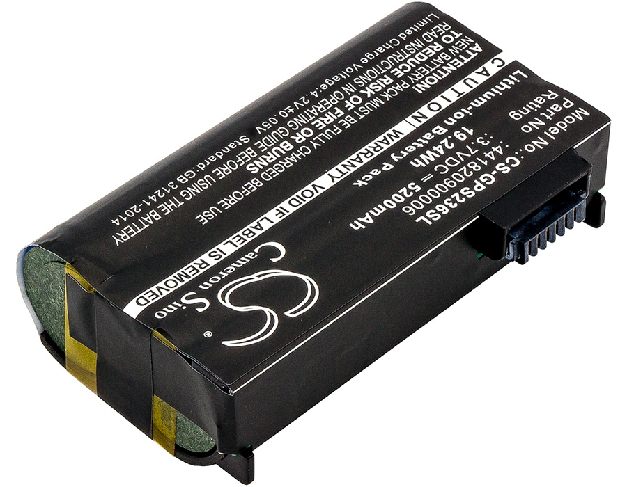 Batteri til strekkodeskanner for Getac PS236, PS336, PS236C