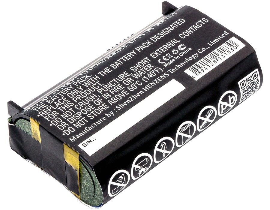 Batteri til strekkodeskanner for Getac PS236, PS336, PS236C