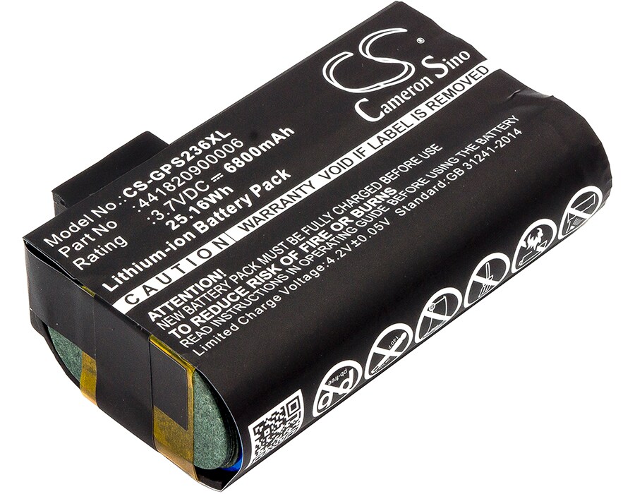 Batteri til strekkodeskanner for Getac PS236, PS336, PS236C