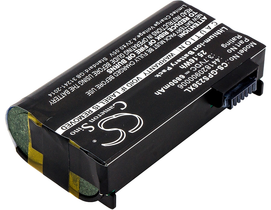 Batteri til strekkodeskanner for Getac PS236, PS336, PS236C