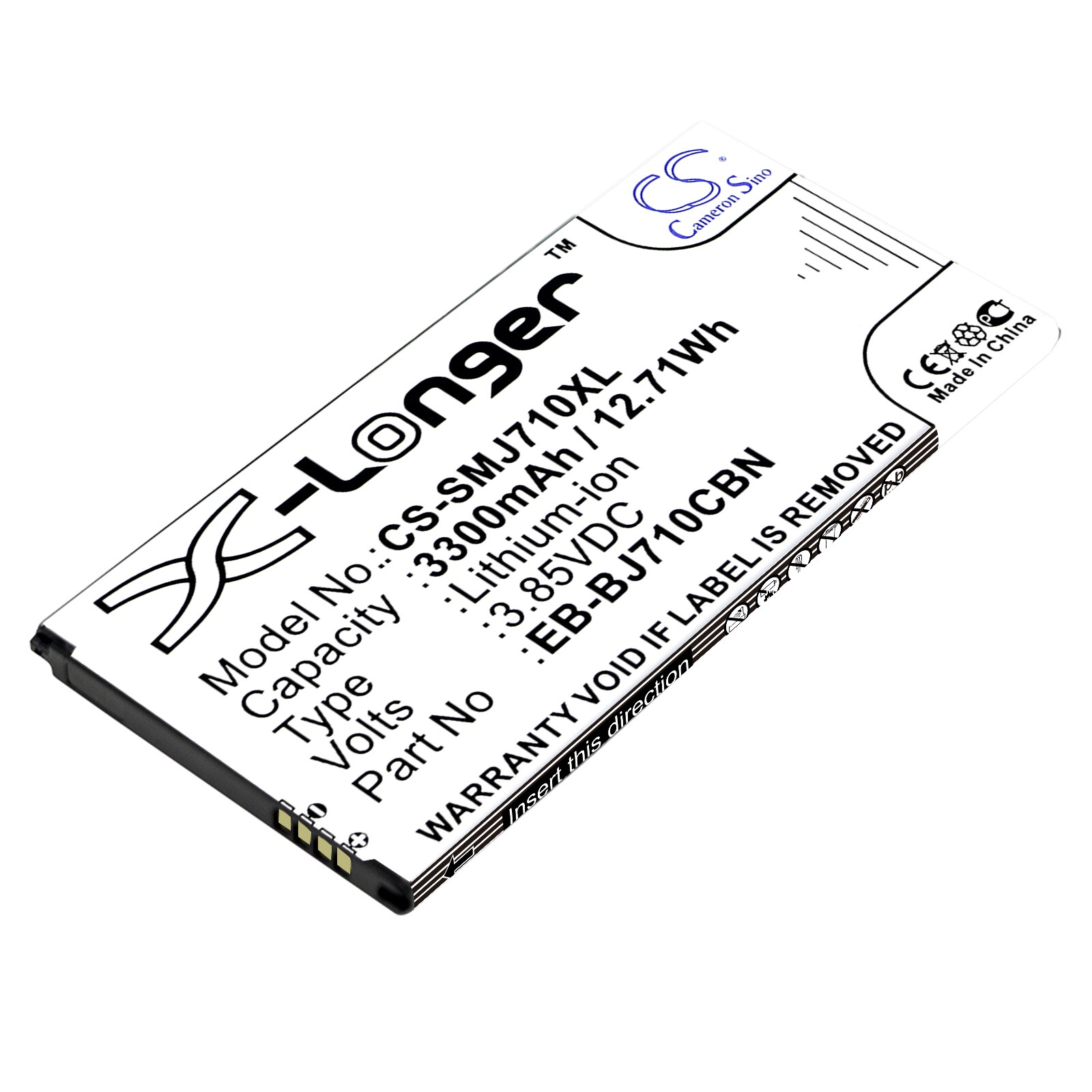 Batteri for SmartPhone, Mobil for Samsung SM-J7109, SM-J7108 og andre.