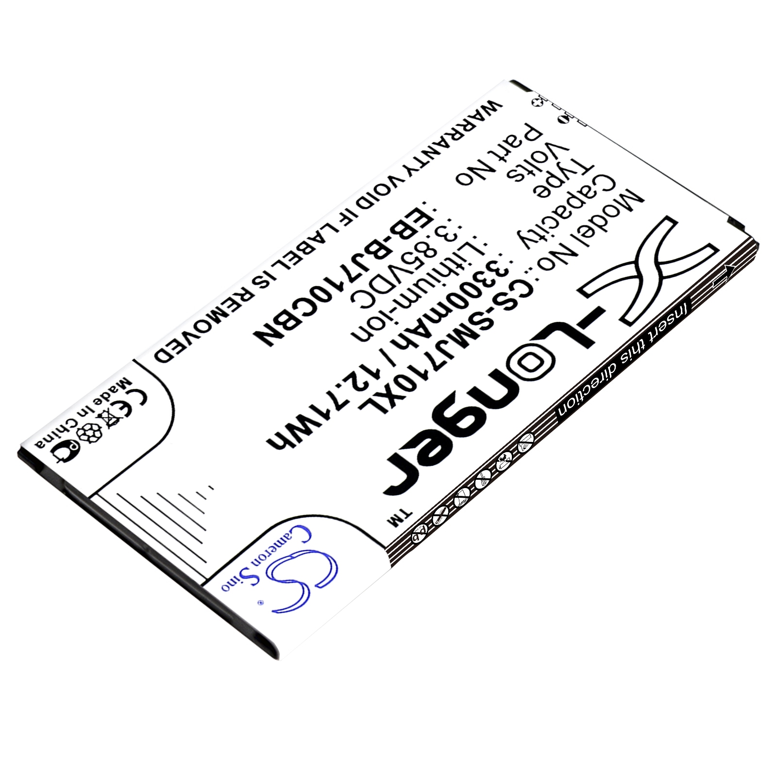 Batteri for SmartPhone, Mobil for Samsung SM-J7109, SM-J7108 og andre.