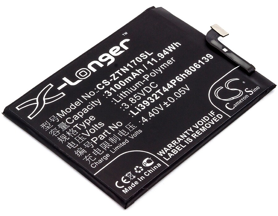 Batteri for SmartPhone, Mobil for ZTE Nubia Z17, Nubia Z17 Dual SIM og andre.