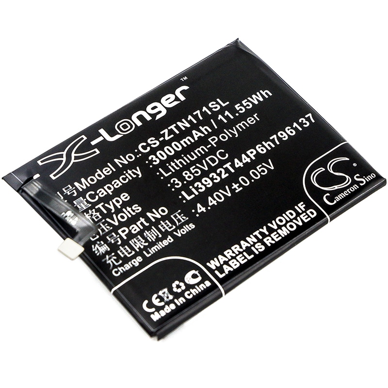 Batteri for SmartPhone, Mobil for Nubia Z17 Mini, Z17 Mini Standard Edition og andre.