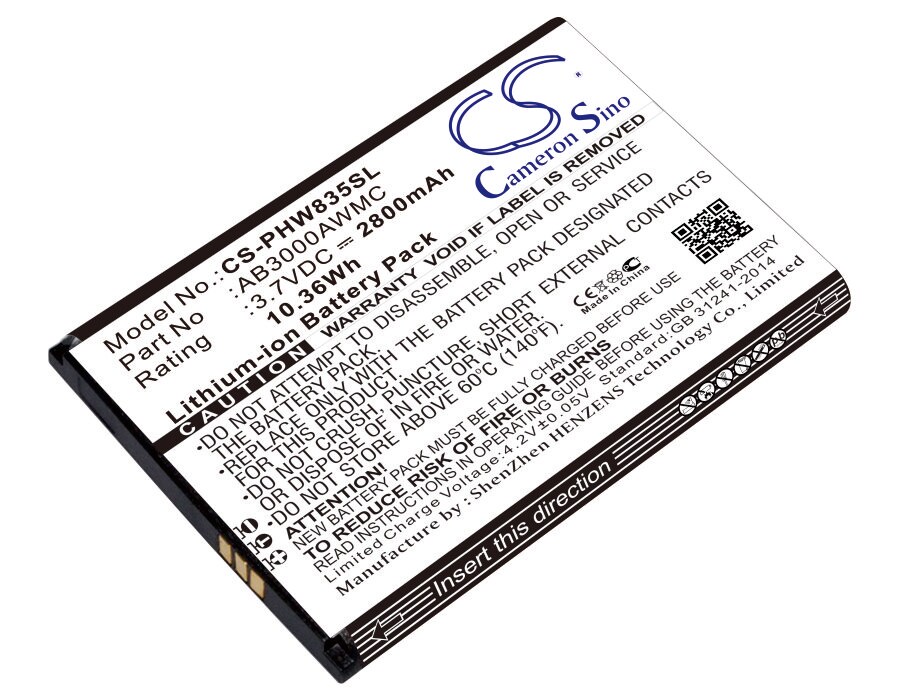 Batteri for SmartPhone, Mobil for Philips Xenium W8355