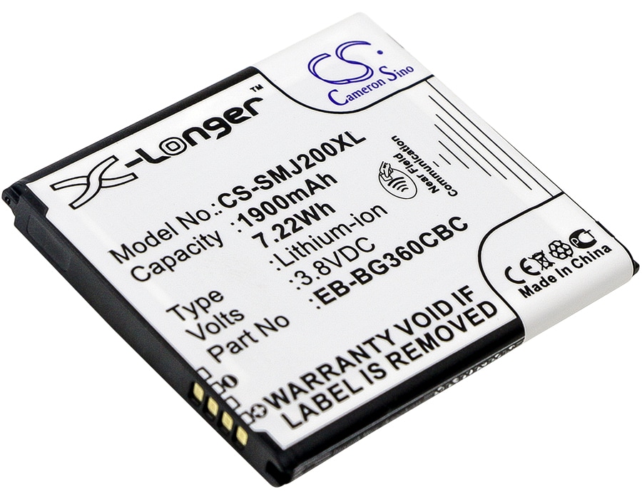 Batteri for SmartPhone, Mobil for Samsung Galaxy J2, Galaxy J2 Duos, SM-J200H/DS og andre.