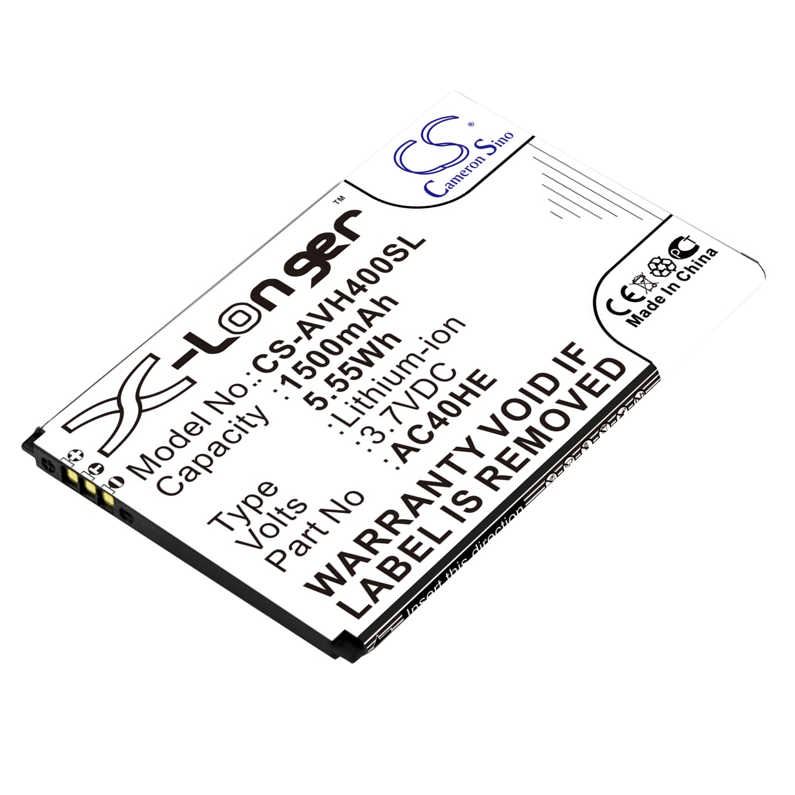 Batteri for smarttelefon, mobil for Archos 40 Helium