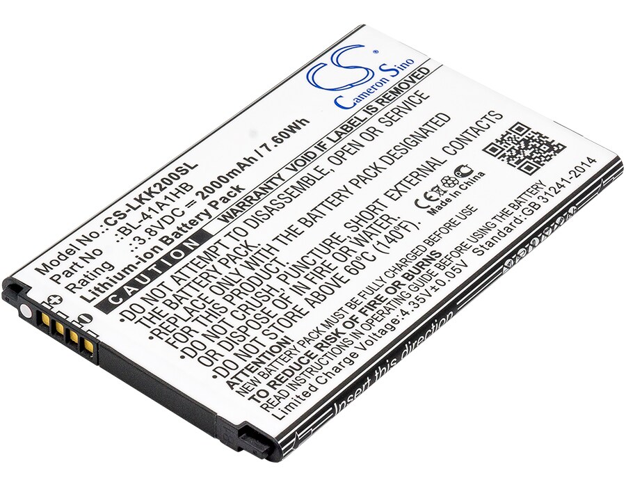 Batteri for SmartPhone, Mobil for LG X Style, K200, K200ds etc.