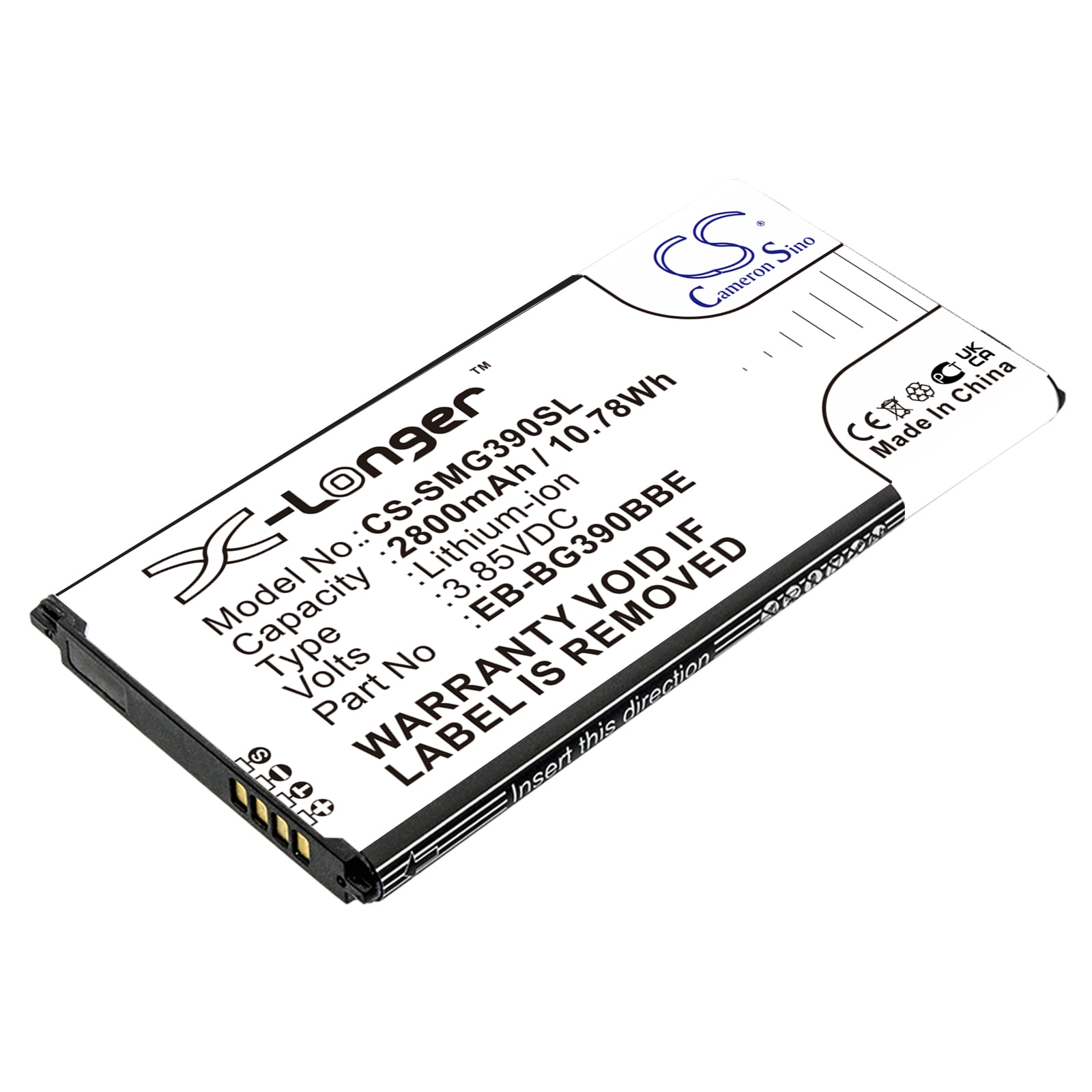 Batteri for SmartPhone, Mobil for Samsung Galaxy Xcover 4, SM-G390, SM-G390F og andre.
