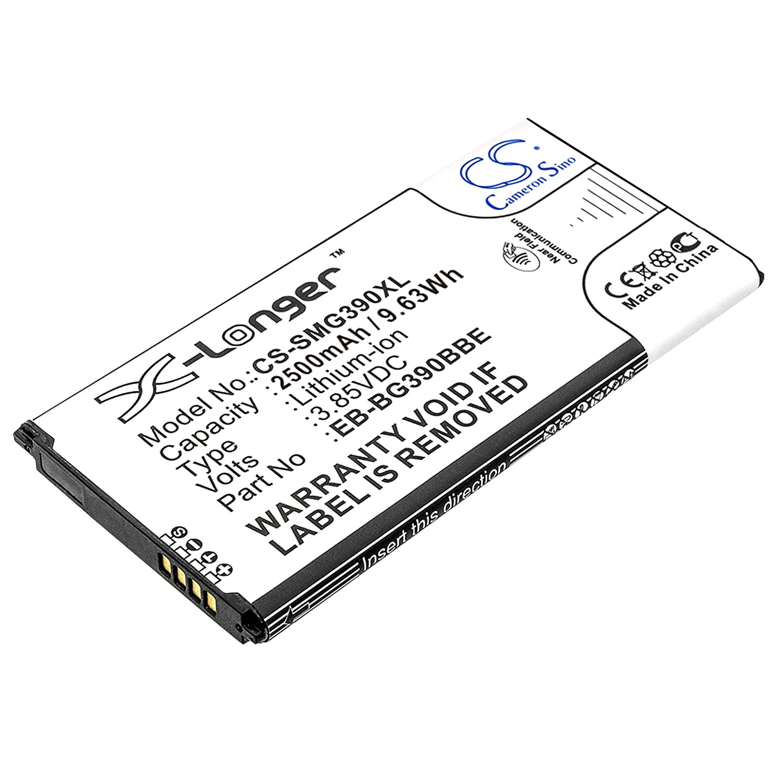 Batteri for SmartPhone, Mobil for Samsung Galaxy Xcover 4, SM-G390, SM-G390F og andre.