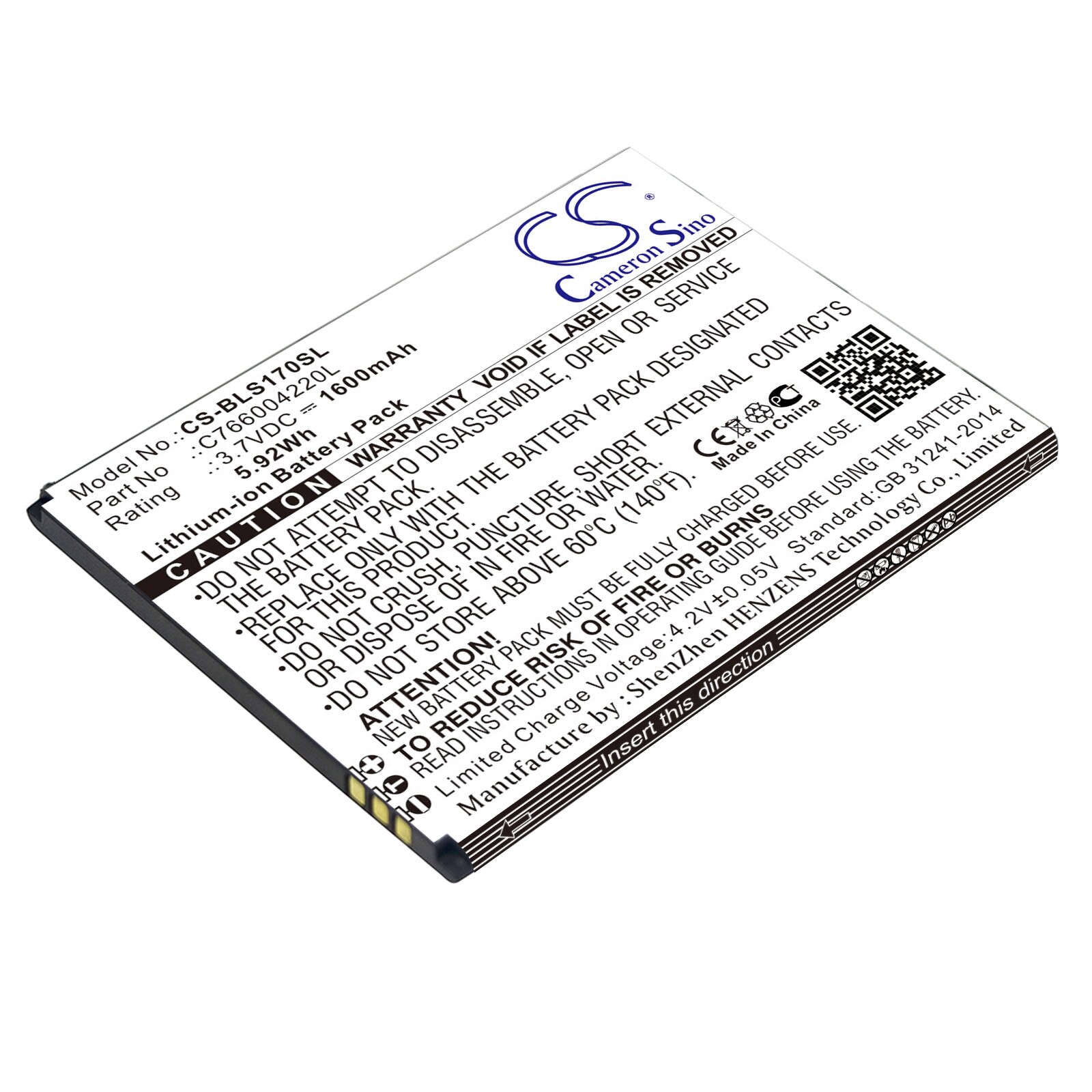 Batteri for SmartPhone, Mobil for BLU Studio G HD, S170