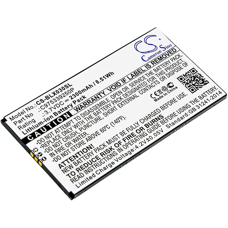 Batteri for smarttelefon, mobil for BLU Dash X Plus LTE, D0030UU
