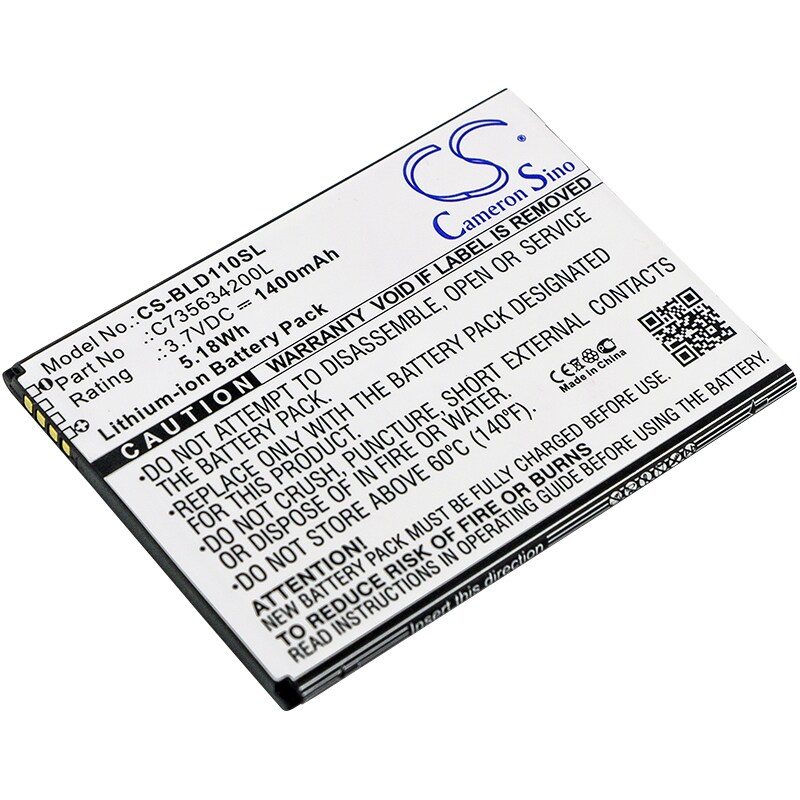 Batteri for smarttelefon, mobil for BLU Studio M HD, S110, S110L osv.