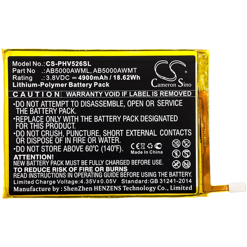 Batteri for SmartPhone, Mobil for Philips V526, V787, CTV526 og andre.