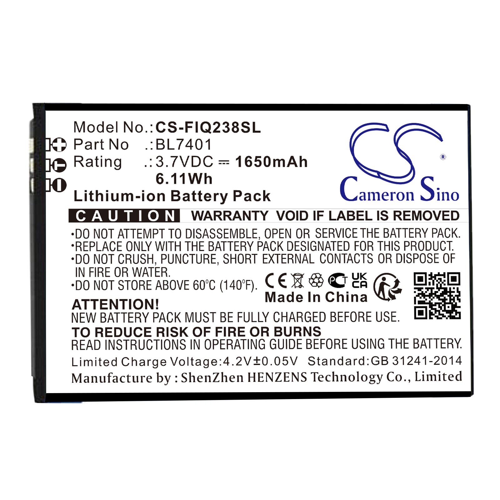 Batteri for SmartPhone, Mobil for Fly IQ238