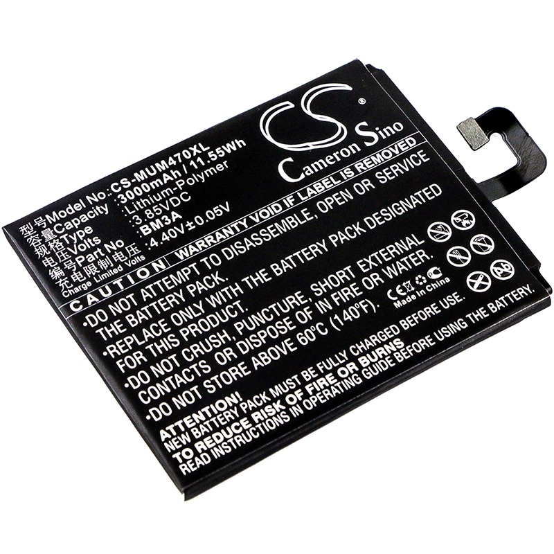 Batteri for SmartPhone, Mobil for Xiaomi Note 3, Mi Note 3