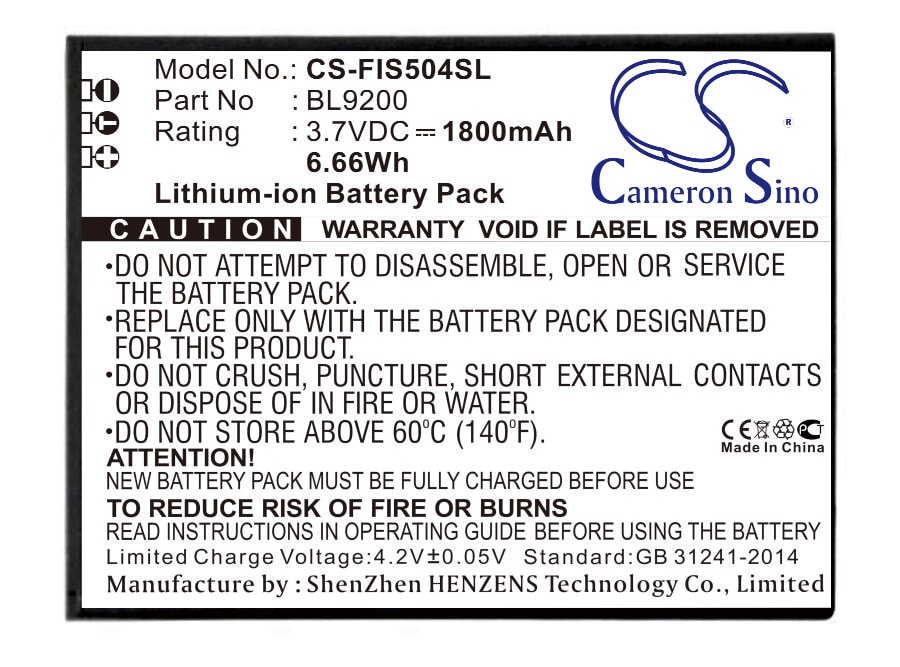 Batteri for SmartPhone, mobil for Fly FS504, Cirrus 2