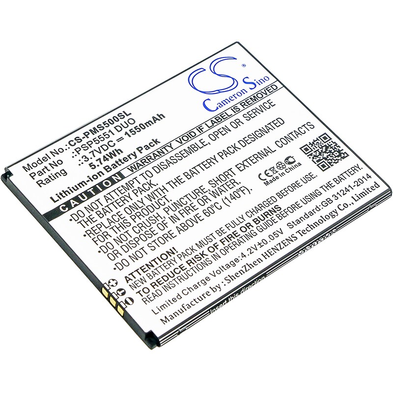 Batteri for SmartPhone, Mobil for Prestigio Grace S5, PSP5551 DUO