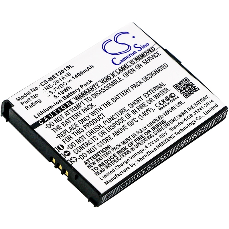 Batteri for smarttelefon, mobil for NEC Terrain, NE-201A1A