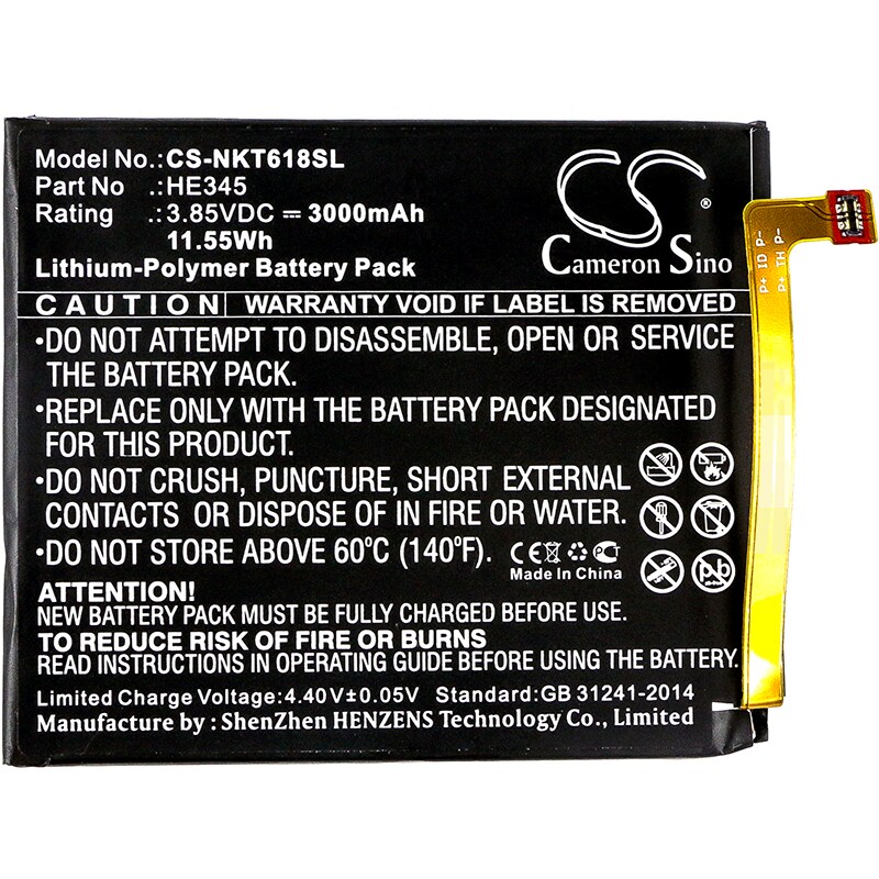 Batteri for SmartPhone, Mobil for Nokia Nokia 6 2nd, 6 2018, 6 2nd