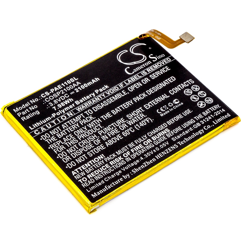 Batteri for SmartPhone, Mobil for Panasonic P11, Eluga A, Eluga S