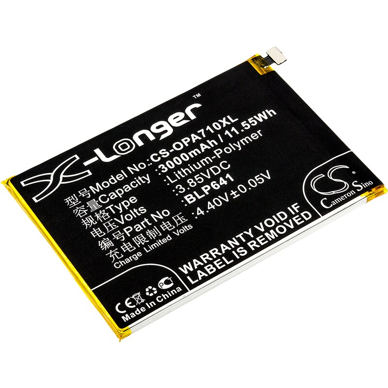 Batteri for SmartPhone, Mobil for OPPO A71, A71 2018 Dual SIM og andre.