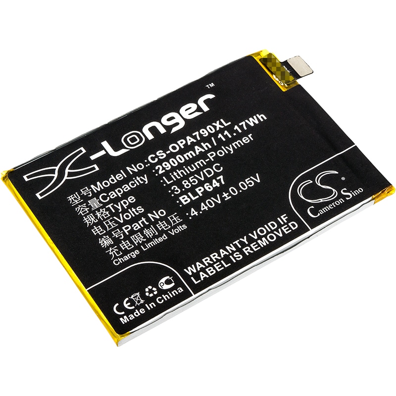 Batteri for SmartPhone, Mobil for OPPO A79, A79t, A79t Dual SIM og andre.