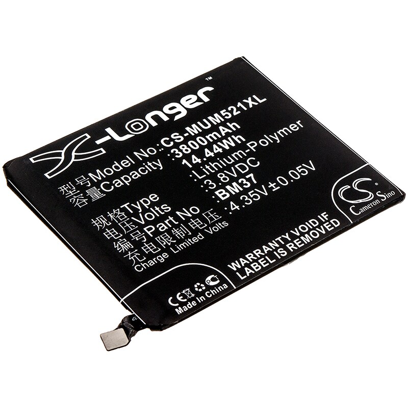 Batteri for SmartPhone, Mobil for Xiaomi Mi 5s Plus (Kina-versjon)