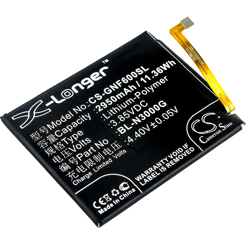 Batteri for smarttelefon, mobil for GIONEE F6, F6L
