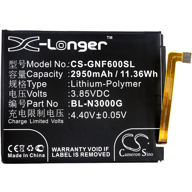 Batteri for smarttelefon, mobil for GIONEE F6, F6L