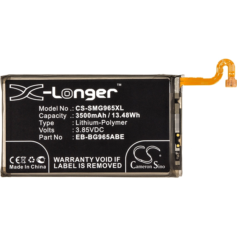 Batteri for SmartPhone, Mobil for Samsung Galaxy S9 Plus, Galaxy S9+, SM-G9650/DS og andre.