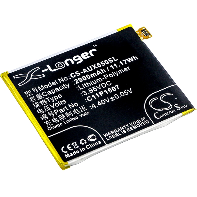 Batteri for SmartPhone, Mobil for Asus ZenFone Zoom, ZenFone Zoom Dual SIM, ZX550 og andre.