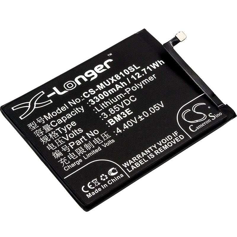 Batteri for SmartPhone, Mobil for Xiaomi Mi 8, Mi 8 Dual SIM TD-LTE, M1803E1C og andre.