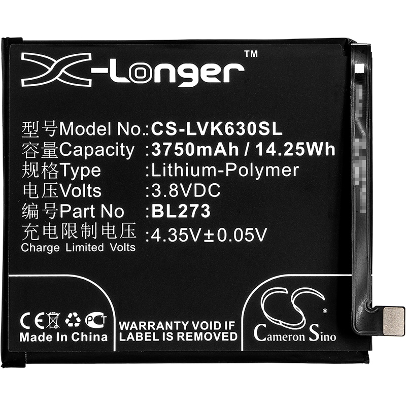 Batteri for SmartPhone, Mobil for Lenovo K6 Note, K6 Note Dual SIM, K8 Plus