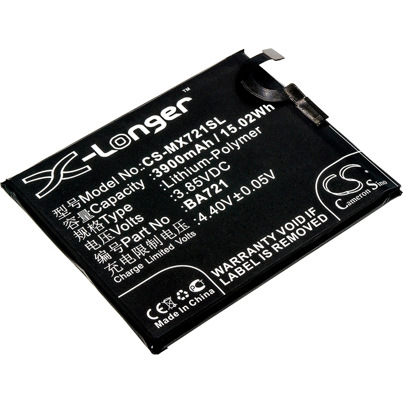Batteri for SmartPhone, Mobil for Meizu M5 Note, M5 Note Global Dual SIM og andre.